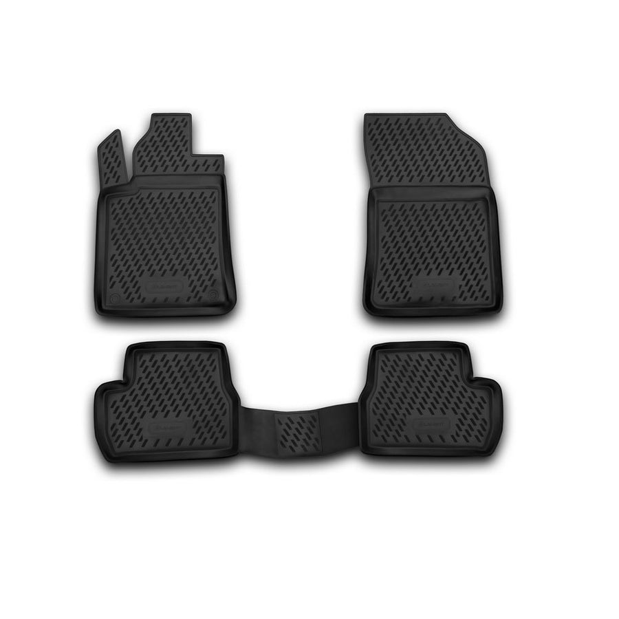 3D Element Gummi Fußmatten für CITROEN C3 01/2010->, 4er Set Schwarz 3D Element Gummi Fußmatten für CITROEN C3 01/2010->, 4er Set Schwarz