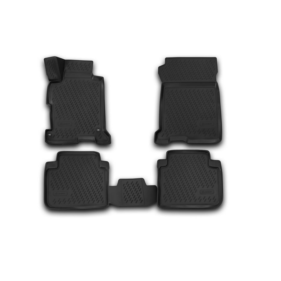 3D Element Gummi Fußmatten für HONDA Accord, 2013-2017, 4er Set Schwarz 3D Element Gummi Fußmatten für HONDA Accord, 2013-2017, 4er Set Schwarz