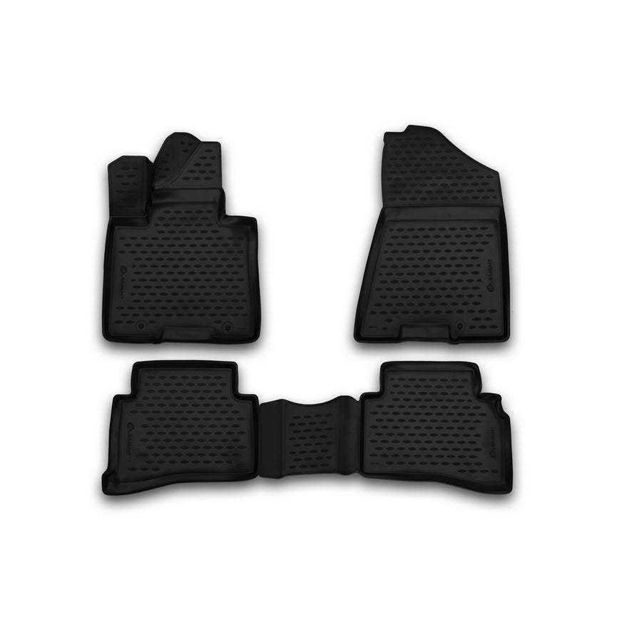 3D Element Gummi Fußmatten für HYUNDAI Tucson (III, III р.), 2015-2021, 4er Set Schwarz 3D Element Gummi Fußmatten für HYUNDAI Tucson (III, III р.), 2015-2021, 4er Set Schwarz