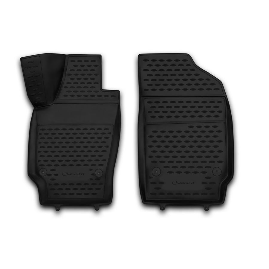3D Element Gummi Fußmatten für VOLKSWAGEN Polo (V, Vp) 2te Reihe, 2009-2020, Schrägheck., (Europa), 2-er Set Schwarz 3D Element Gummi Fußmatten für VOLKSWAGEN Polo (V, Vp) 2te Reihe, 2009-2020, Schrägheck., (Europa), 2-er Set Schwarz