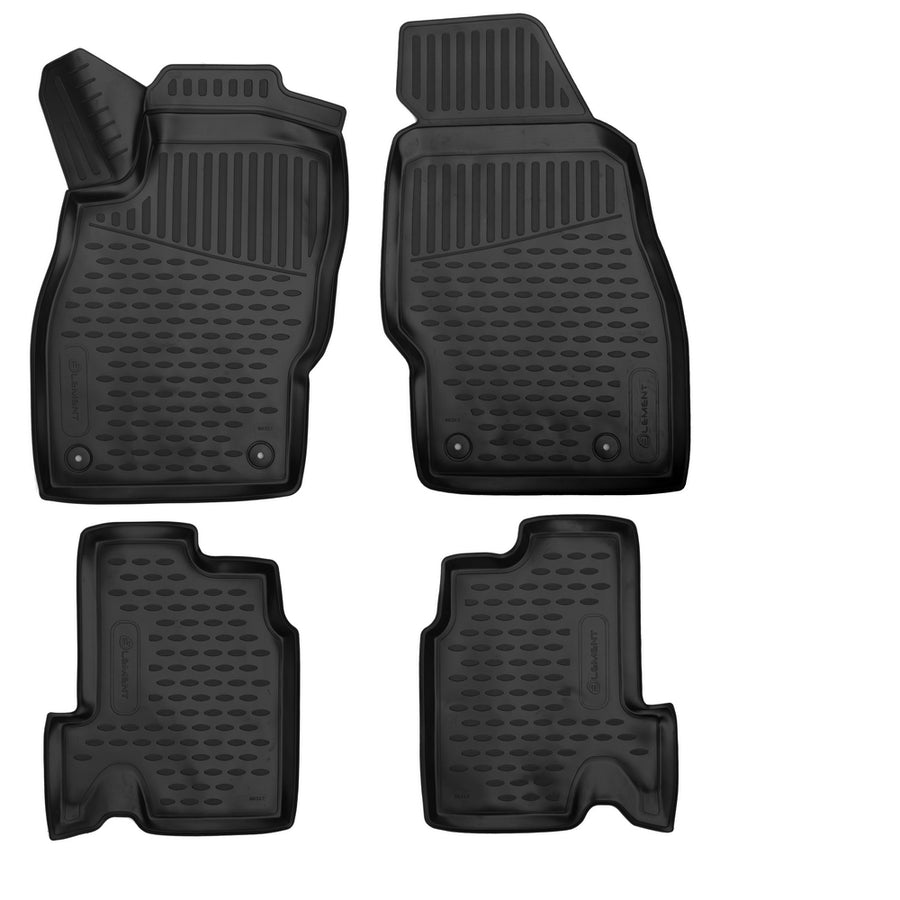 3D Element Gummi Fußmatten für OPEL Adam 2013-2019, 3 Türer, Schrägheck, Europäische Version , 4er Set Schwarz 3D Element Gummi Fußmatten für OPEL Adam 2013-2019, 3 Türer, Schrägheck, Europäische Version , 4er Set Schwarz
