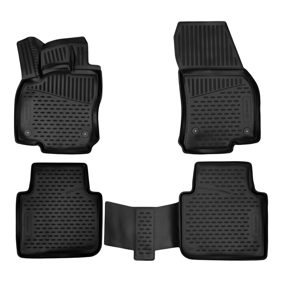 3D Element Gummi Fußmatten für  for Volkswagen Tiguan Allspace, 5-Türer  SUV, 2te Generation, 2016–>, 5/7Sitzer, 4er Set Schwarz 3D Element Gummi Fußmatten für  for Volkswagen Tiguan Allspace, 5-Türer  SUV, 2te Generation, 2016–>, 5/7Sitzer, 4er Set Schwarz