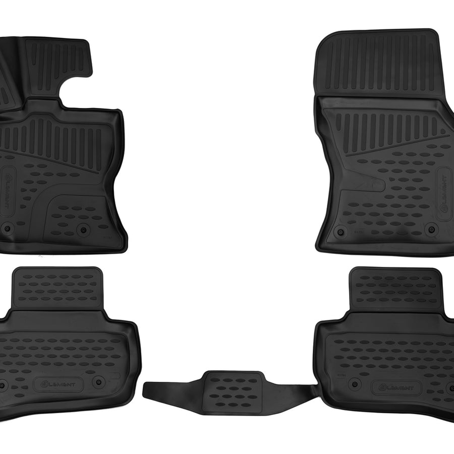 3D Element Gummi Fußmatten für LAND ROVER Range Rover Velar, 2017->, 4er Set Schwarz 3D Element Gummi Fußmatten für LAND ROVER Range Rover Velar, 2017->, 4er Set Schwarz