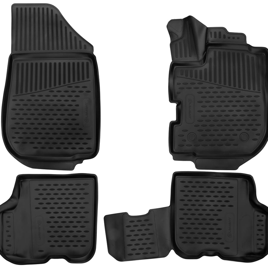 3D Element Gummi Fußmatten für RENAULT Logan/Logan MCV, 2018 ->, 4er Set Schwarz 3D Element Gummi Fußmatten für RENAULT Logan/Logan MCV, 2018 ->, 4er Set Schwarz