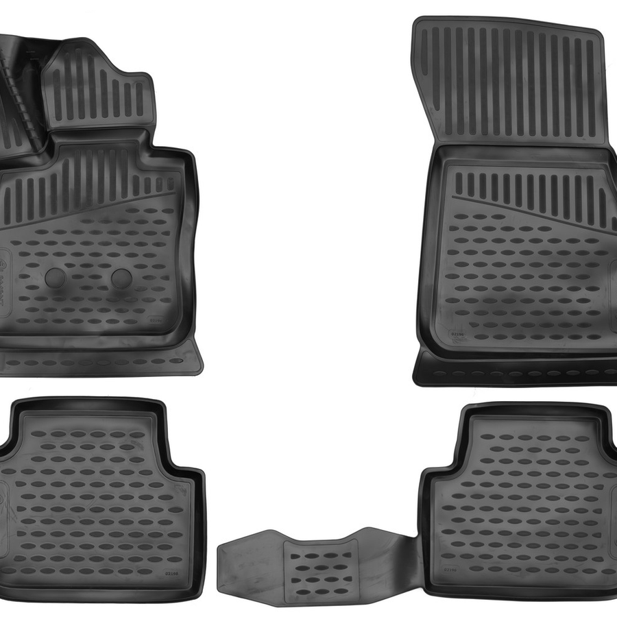 3D Element Gummi Fußmatten für BMW Series 1, 2019-> 4er Set Schwarz 3D Element Gummi Fußmatten für BMW Series 1, 2019-> 4er Set Schwarz