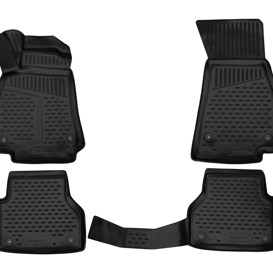 3D Element Gummi Fußmatten für Audi A6 C8 Schwarz 3D Element Gummi Fußmatten für Audi A6 C8 Schwarz