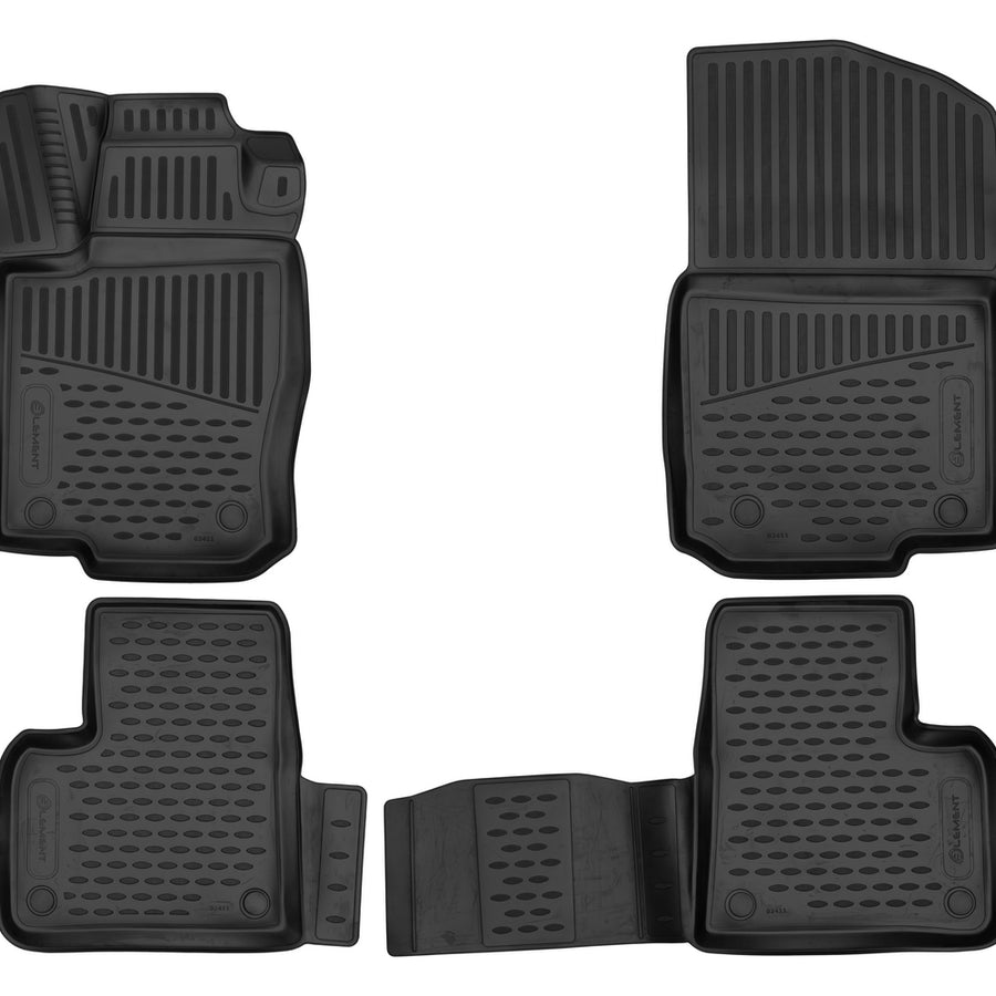 3D Element Gummi Fußmatten für MERCEDES GLE-Class, Coupe 2015-2019 4er Set Schwarz 3D Element Gummi Fußmatten für MERCEDES GLE-Class, Coupe 2015-2019 4er Set Schwarz