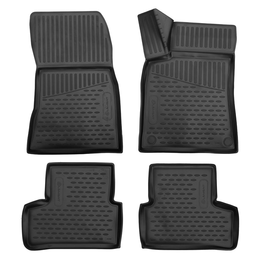 3D Element Gummi Fußmatten für MERCEDES B-Class, B Class W247 2019-> 4er Set Schwarz 3D Element Gummi Fußmatten für MERCEDES B-Class, B Class W247 2019-> 4er Set Schwarz