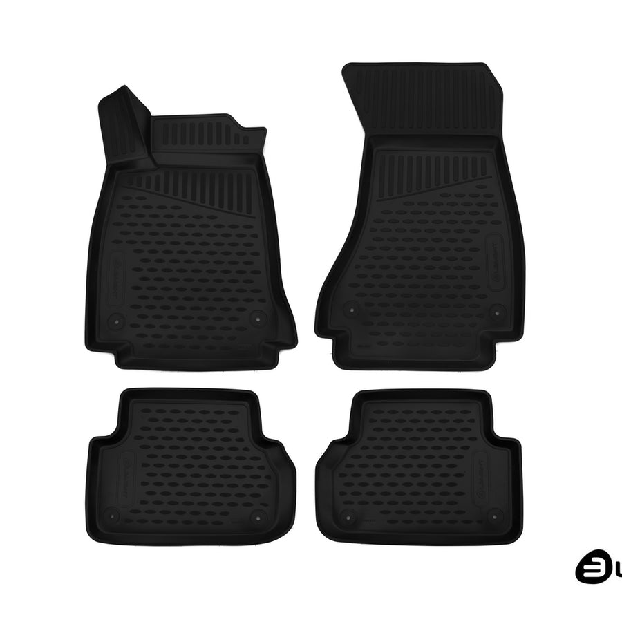 3D Element Gummi Fußmatten für Audi A4 B9 Schwarz 3D Element Gummi Fußmatten für Audi A4 B9 Schwarz