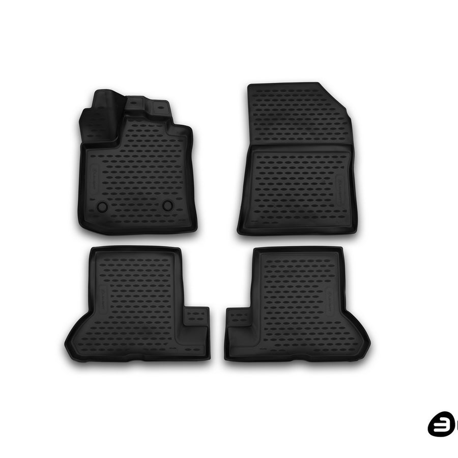 3D Element Gummi Fußmatten für Dacia Dokker Schwarz 3D Element Gummi Fußmatten für Dacia Dokker Schwarz