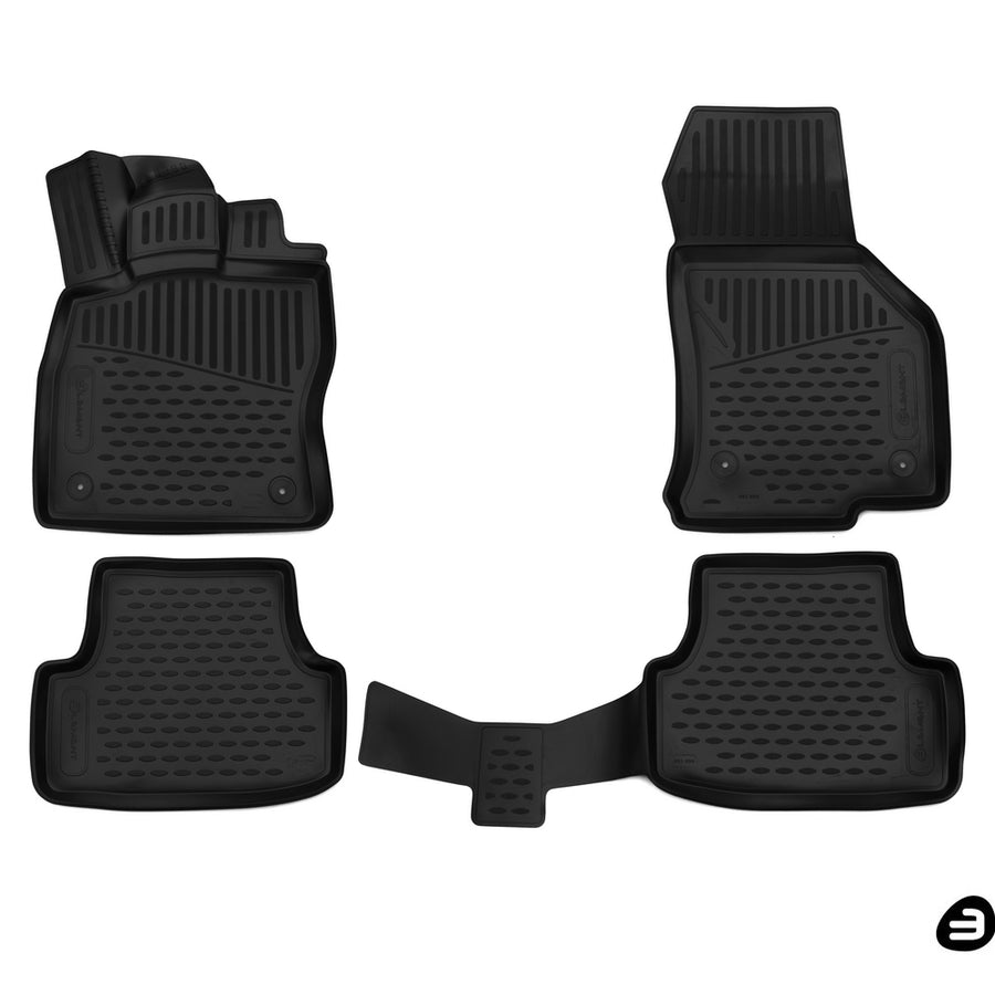 3D Element Gummi Fußmatten für VOLKSWAGEN Golf VII Sportwagen, 2013->, Kombi, 4er Set Schwarz 3D Element Gummi Fußmatten für VOLKSWAGEN Golf VII Sportwagen, 2013->, Kombi, 4er Set Schwarz