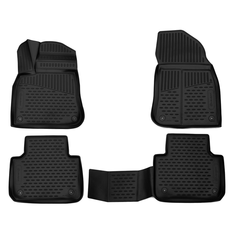 3D Element Gummi Fußmatten für VOLKSWAGEN Touareg, 2018->, SUV, 4er Set Schwarz 3D Element Gummi Fußmatten für VOLKSWAGEN Touareg, 2018->, SUV, 4er Set Schwarz
