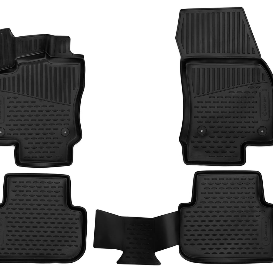 3D Element Gummi Fußmatten für VOLKSWAGEN Tiguan, 2016->, SUV 5-Türer, 4er Set Schwarz 3D Element Gummi Fußmatten für VOLKSWAGEN Tiguan, 2016->, SUV 5-Türer, 4er Set Schwarz