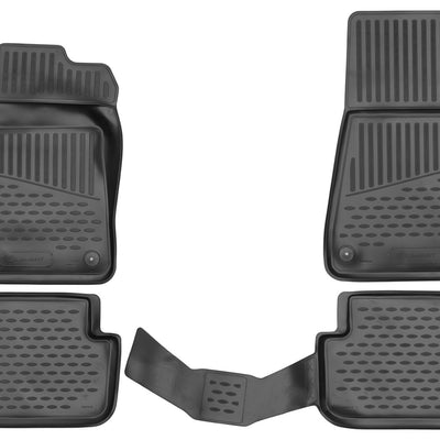 3D Element Gummi Fußmatten für POLESTAR 2 2020-> Schwarz