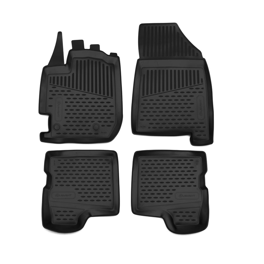 3D Element Gummi Fußmatten für Dacia Duster II Schwarz 3D Element Gummi Fußmatten für Dacia Duster II Schwarz