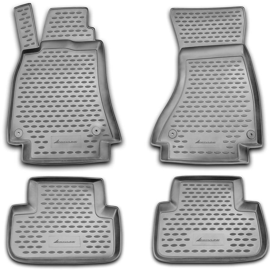 3D Element Gummi Fußmatten für Audi A4 B8 Schwarz 3D Element Gummi Fußmatten für Audi A4 B8 Schwarz