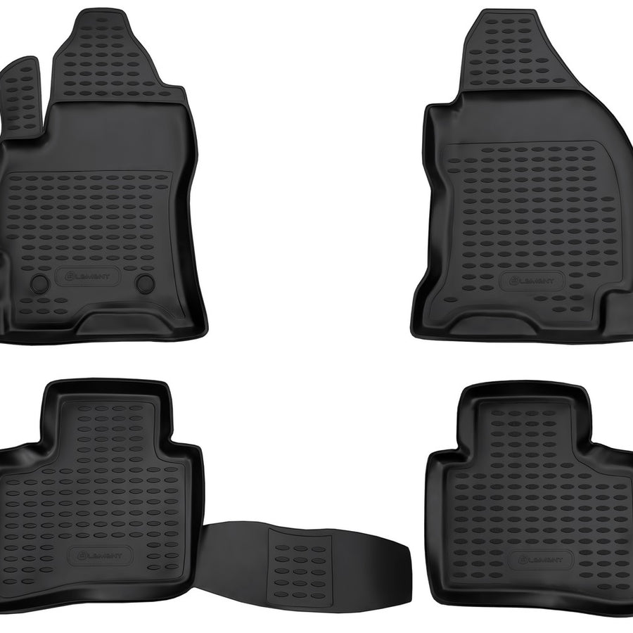 3D Element Gummi Fußmatten für FORD Mondeo 11/2000-05/2007, 4er Set Schwarz 3D Element Gummi Fußmatten für FORD Mondeo 11/2000-05/2007, 4er Set Schwarz