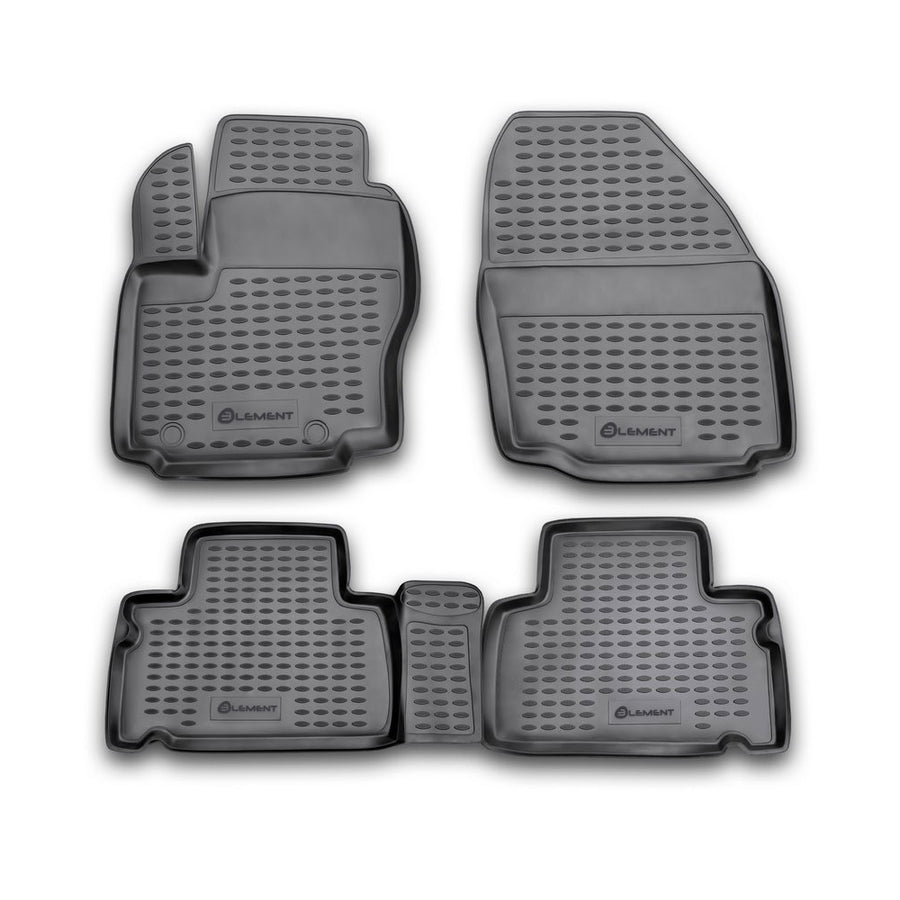 3D  Element Gummi Fußmatten für FORD S-MAX, 2006->,(FN), 4er Set Schwarz 3D  Element Gummi Fußmatten für FORD S-MAX, 2006->,(FN), 4er Set Schwarz