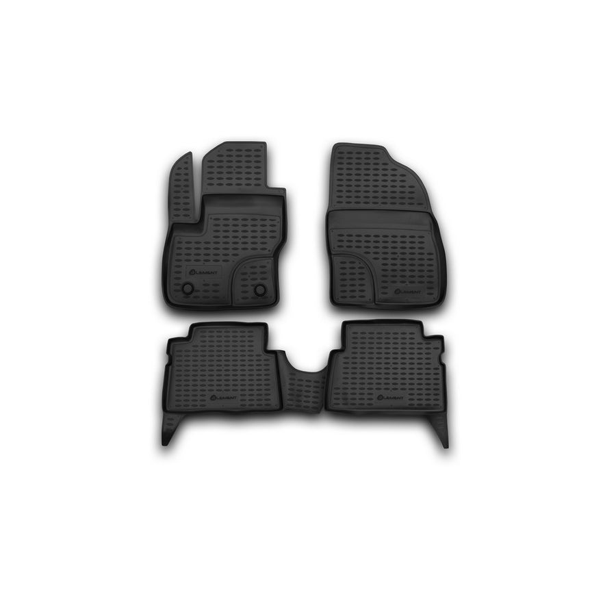3D Element Gummi Fußmatten für FORD Focus C-MAX, 2003->,(RN) 4er Set Schwarz 3D Element Gummi Fußmatten für FORD Focus C-MAX, 2003->,(RN) 4er Set Schwarz