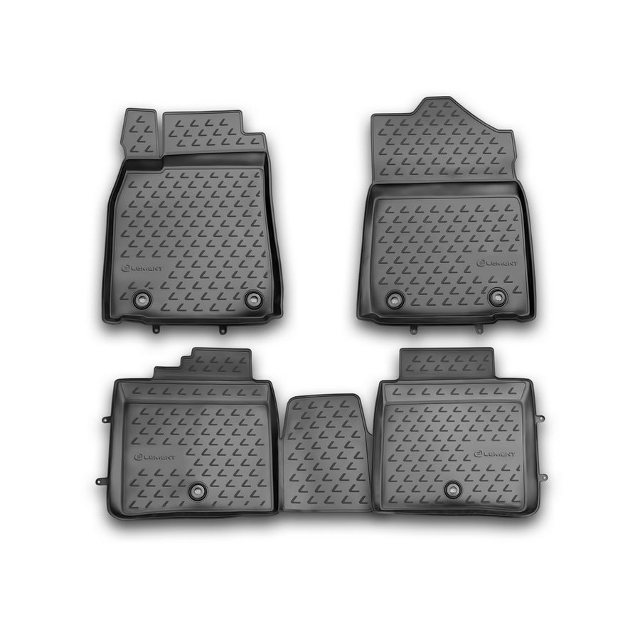 3D Element Gummi Fußmatten für LEXUS ES 250/350, 300h, 2012->, 4er Set Schwarz 3D Element Gummi Fußmatten für LEXUS ES 250/350, 300h, 2012->, 4er Set Schwarz