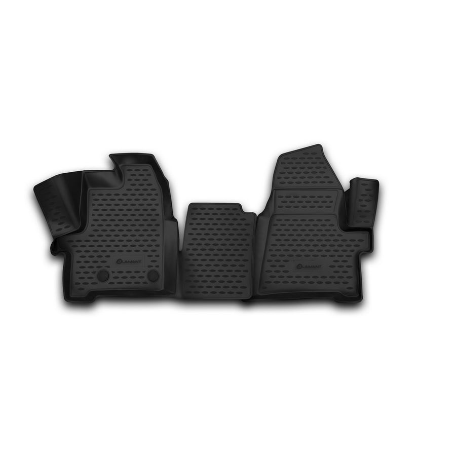 3D Element Gummi Fußmatten für FORD Tourneo Custom/ Transit Custom, (1+2 Sitzer), 2013-2017, 2-er Set Schwarz 3D Element Gummi Fußmatten für FORD Tourneo Custom/ Transit Custom, (1+2 Sitzer), 2013-2017, 2-er Set Schwarz