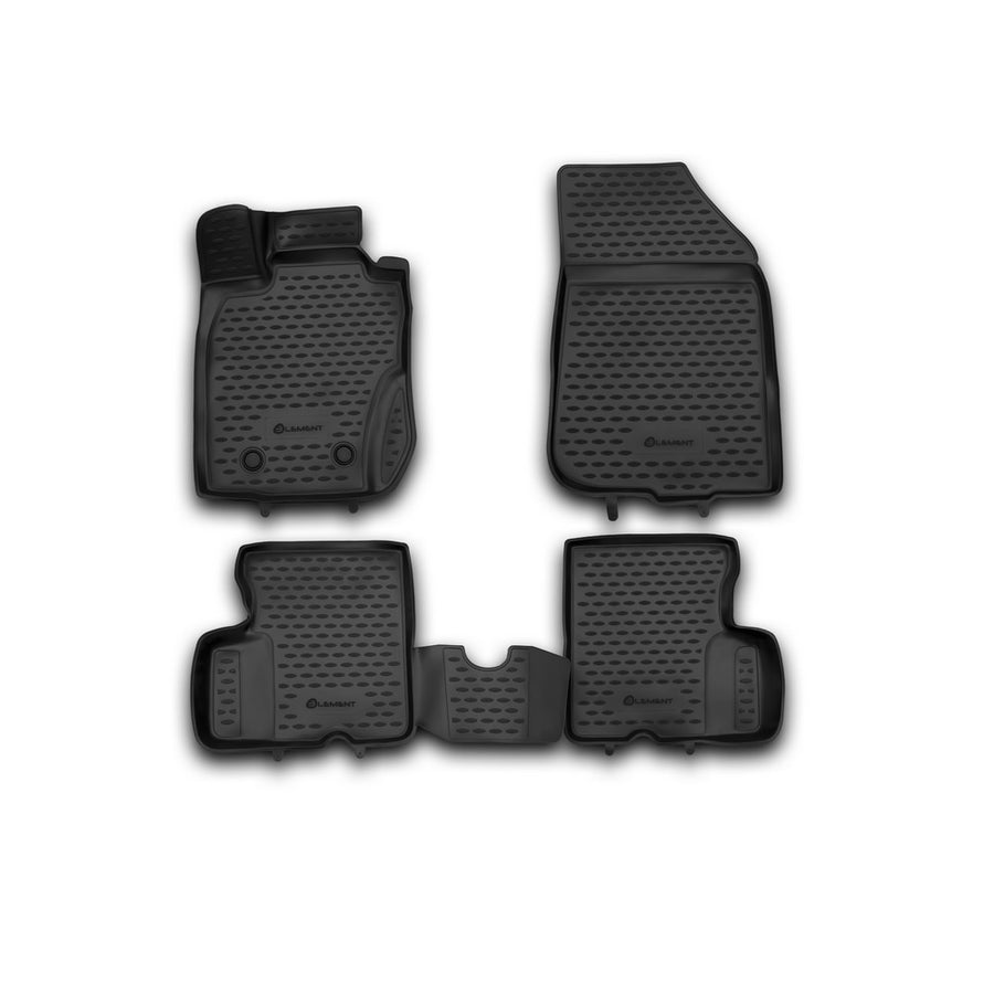 3D Element Gummi Fußmatten für RENAULT Duster 4WD, 2011-2015, 4er Set Schwarz 3D Element Gummi Fußmatten für RENAULT Duster 4WD, 2011-2015, 4er Set Schwarz