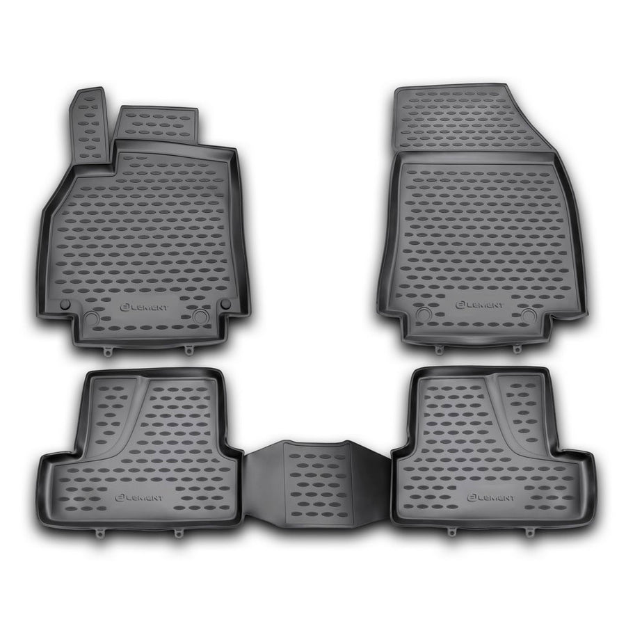 3D Element Gummi Fußmatten für Renault Megane III Schwarz 3D Element Gummi Fußmatten für Renault Megane III Schwarz