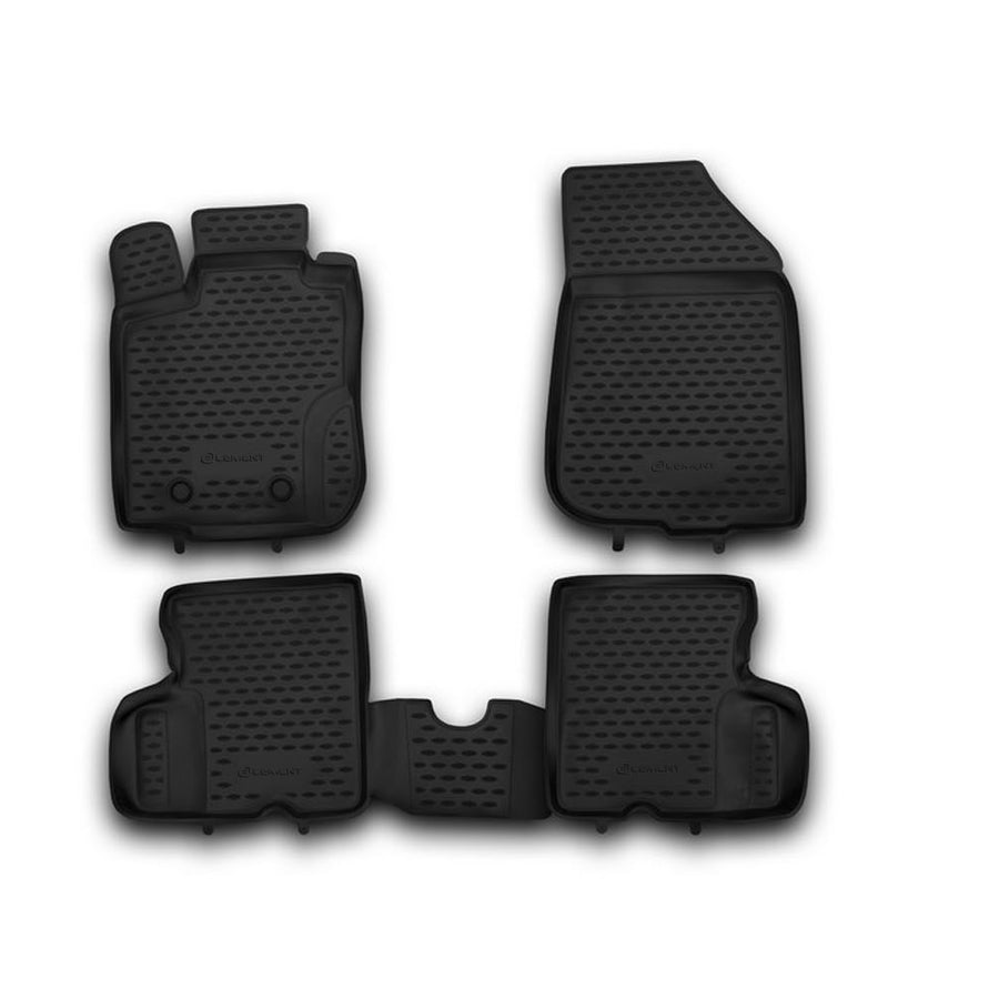 3D Element Gummi Fußmatten für RENAULT Duster 4WD, 2011-2015, 4er Set Schwarz 3D Element Gummi Fußmatten für RENAULT Duster 4WD, 2011-2015, 4er Set Schwarz