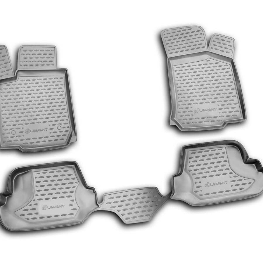 3D Element Gummi Fußmatten für SKODA Octavia Tour 1996->, 4er Set Schwarz 3D Element Gummi Fußmatten für SKODA Octavia Tour 1996->, 4er Set Schwarz