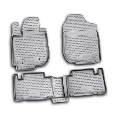 Element Gummi Fußmatten für TOYOTA RAV4, 2010->, 4er Set Schwarz