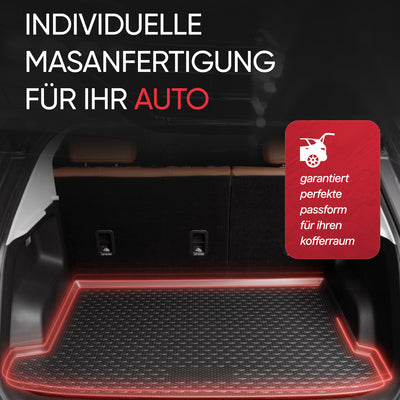 3D Element Kofferraumwanne für  VOLVO XC90, 2015->, 5-Sitzer-7 Sitzer (geteilte Rückbank ), Schwarz