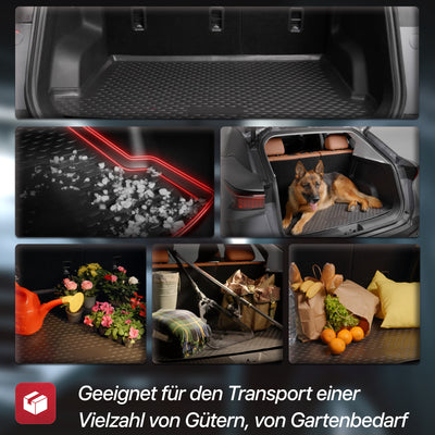 3D Element Kofferraumwanne für  SKODA Octavia, 2013->, Liftback . Schwarz