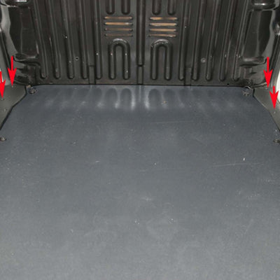 Laderaum Boden für Peugeot Bipper / Fiat Fiorino  Facelift Schwarz