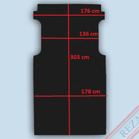 Laderaum Boden für Opel Movano B / Renault Master L2 Schwarz