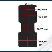 Laderaum Boden für Iveco Daily III L3 Schwarz