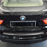 Ladekantenschutz für BMW X4 F26 Silber Matt