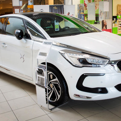 Ladekantenschutz für Citroen DS5 Silber Matt