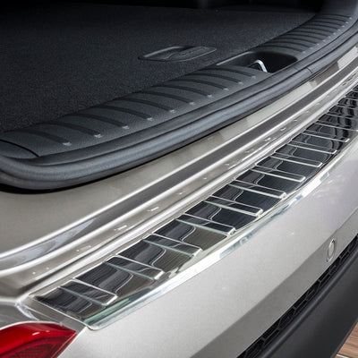 Ladekantenschutz für Hyundai Tucson III Silber Matt