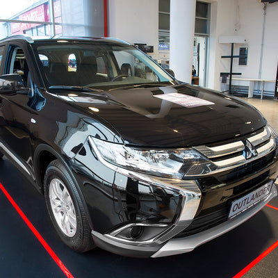 Ladekantenschutz für Mitsubishi Outlander III Facelift Silber Matt