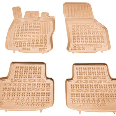 Gummi Fußmatten für Volkswagen Passat B8 Beige