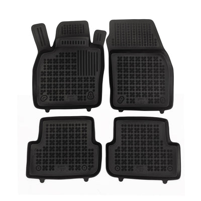 Gummi Fußmatten für Volkswagen Taigo Schwarz