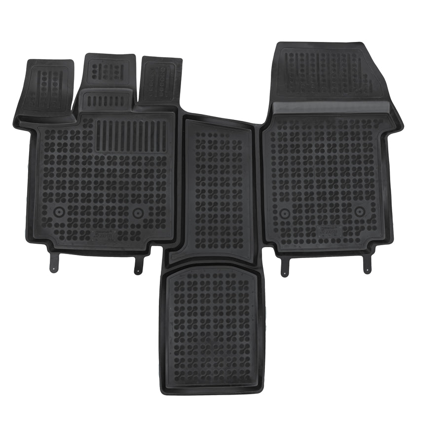 Gummi Fußmatten für Volkswagen T7 Schwarz