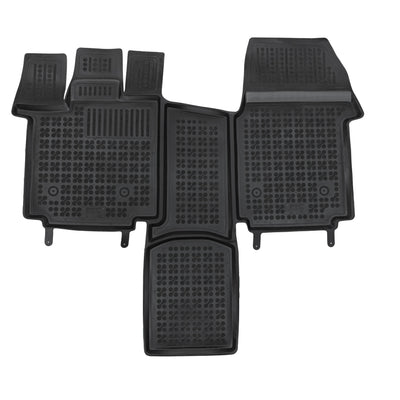 Gummi Fußmatten für Volkswagen T7 Schwarz