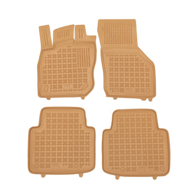 Gummi Fußmatten für Volkswagen Passat B9 Beige