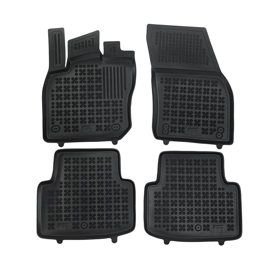 Gummi Fußmatten für Volkswagen Tiguan III Schwarz