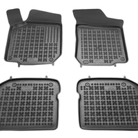 Gummi Fußmatten für Volkswagen Golf IV Bora Beetle / Skoda Octavia / Seat Leon Schwarz