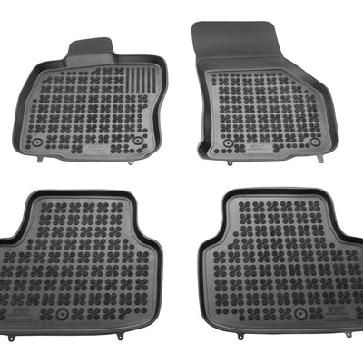 Gummi Fußmatten für Skoda Octavia III IV Schwarz