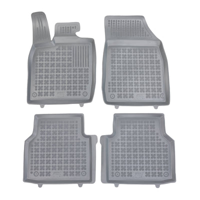 Gummi Fußmatten für Skoda Enyaq iV / VW ID.4 ID.5 Grau / Matte ohne Verbindungsstück