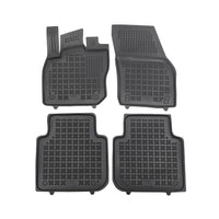 Gummi Fußmatten für Skoda Kodiaq II Schwarz