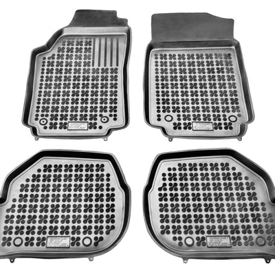 Gummi Fußmatten für Audi A6 C4 / Audi 100 Schwarz
